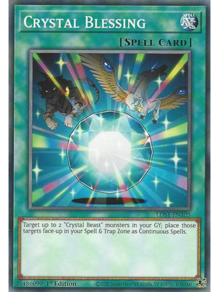 Crystal Blessing - LDS1-EN105 - Common 1st Edition 1
