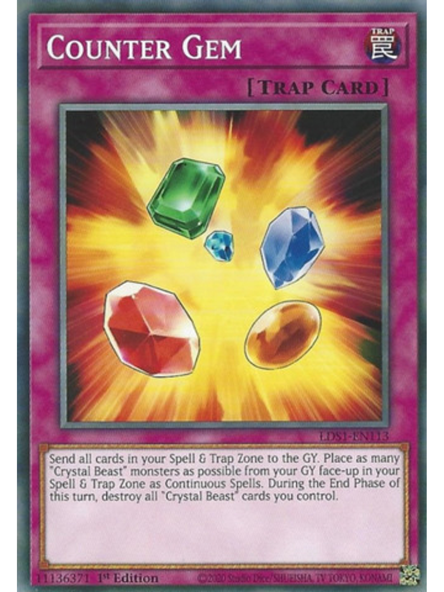 Counter Gem - LDS1-EN113 - Common 1st Edition 1