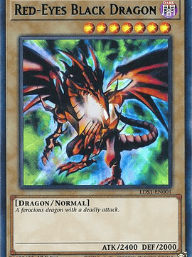 Red-Eyes B. Dragon (Purple) - LDS1-EN001 - Ultra Rare 1st Edition