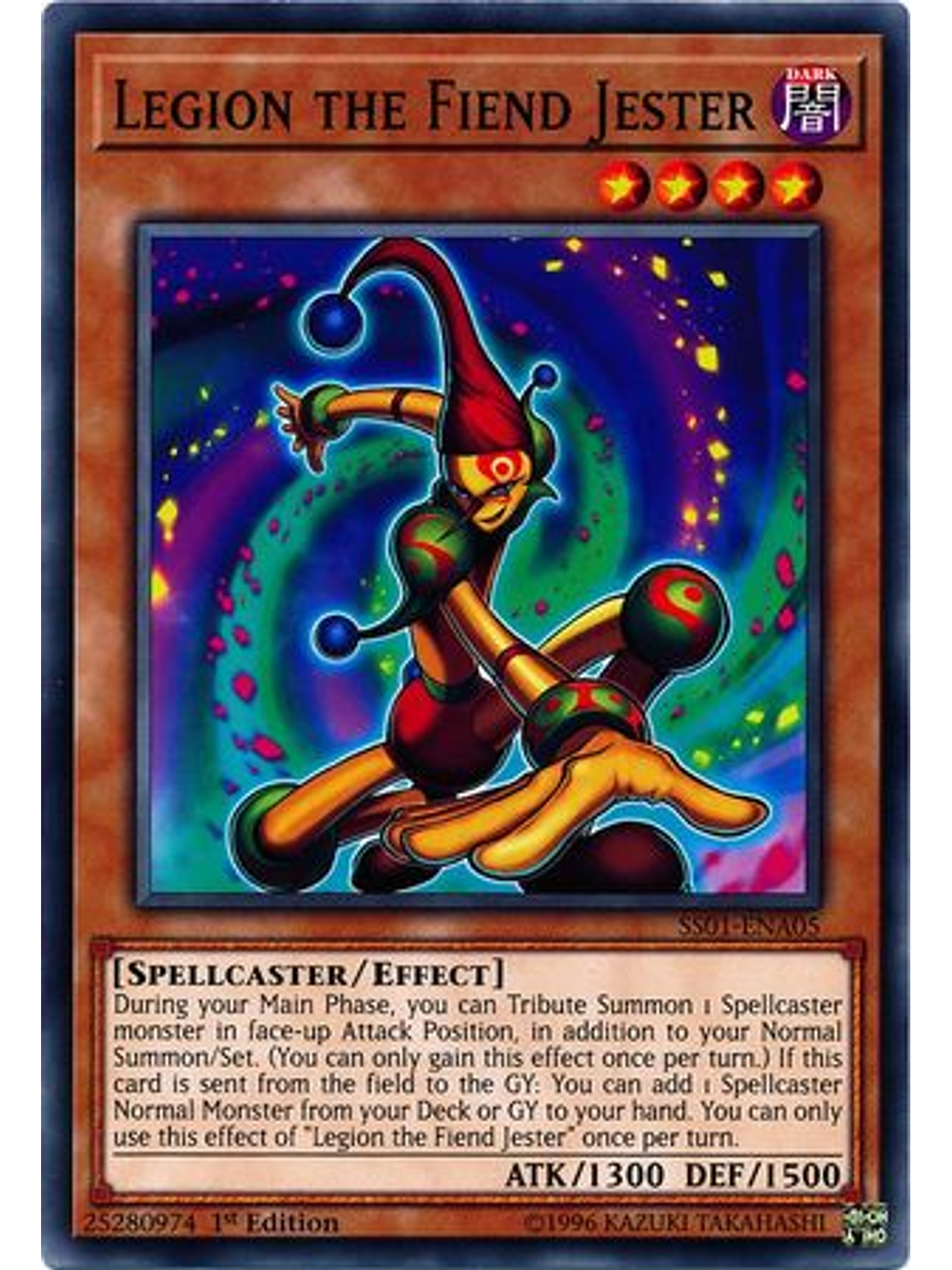 Legion the Fiend Jester - SS01-ENA05 - Common 1st Edition 1