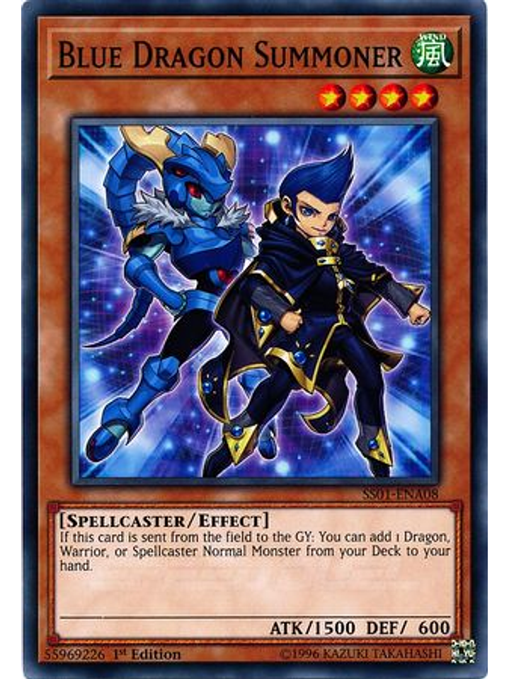 Blue Dragon Summoner - SS01-ENA08 - Common 1st Edition 1