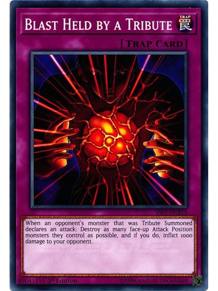 Blast Held by a Tribute - SS01-ENB15 - Common 1st Edition 1