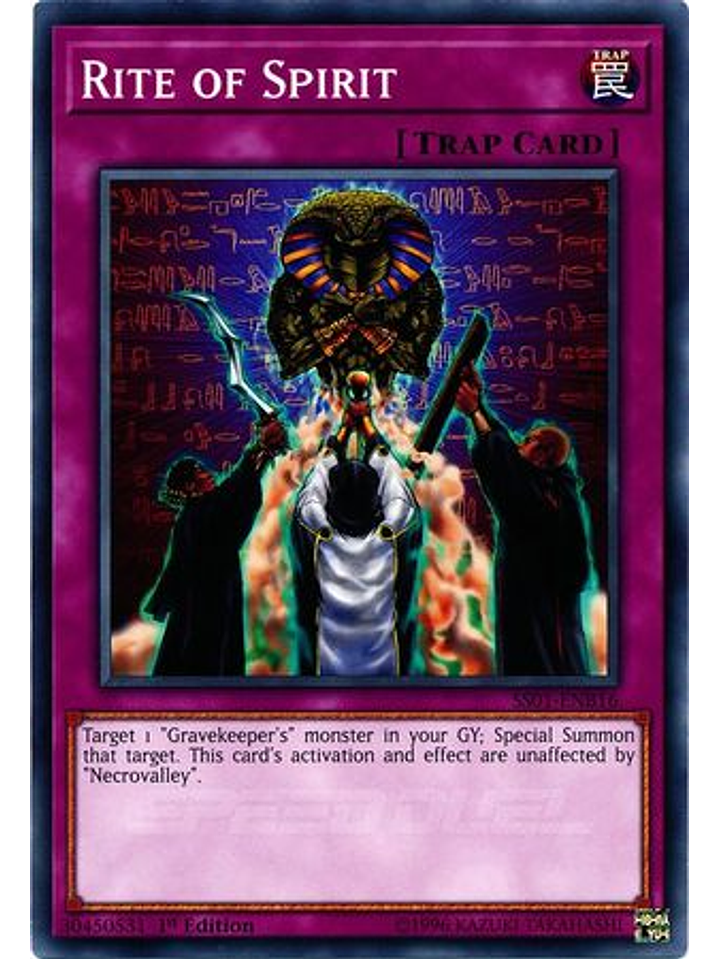 Rite of Spirit - SS01-ENB16 - Common 1st Edition 1