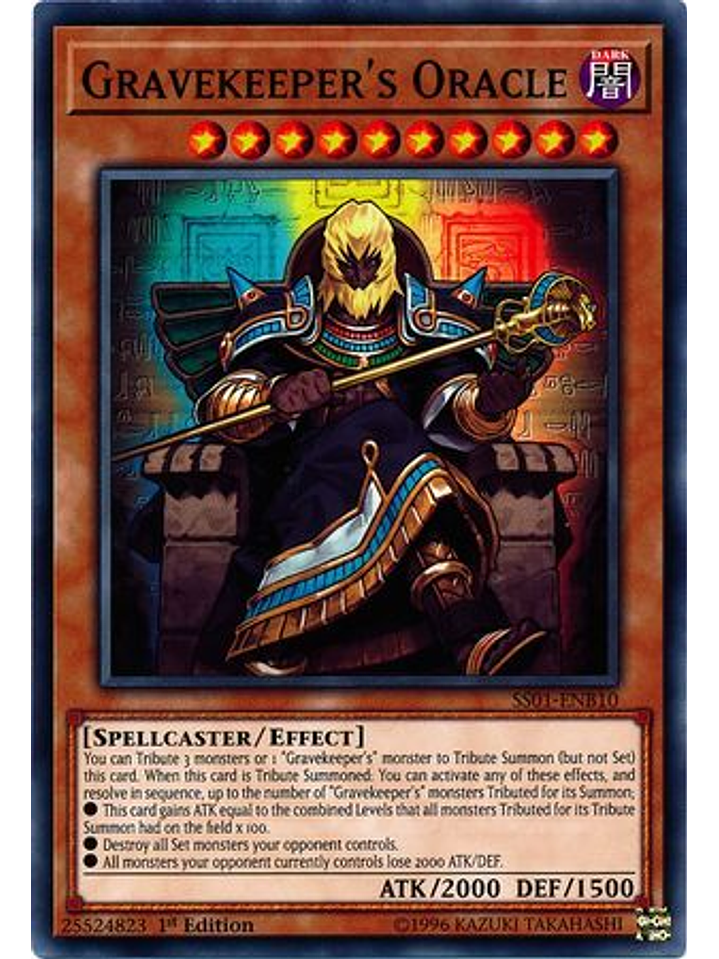 Gravekeeper's Oracle - SS01-ENB10 - Common 1st Edition 1