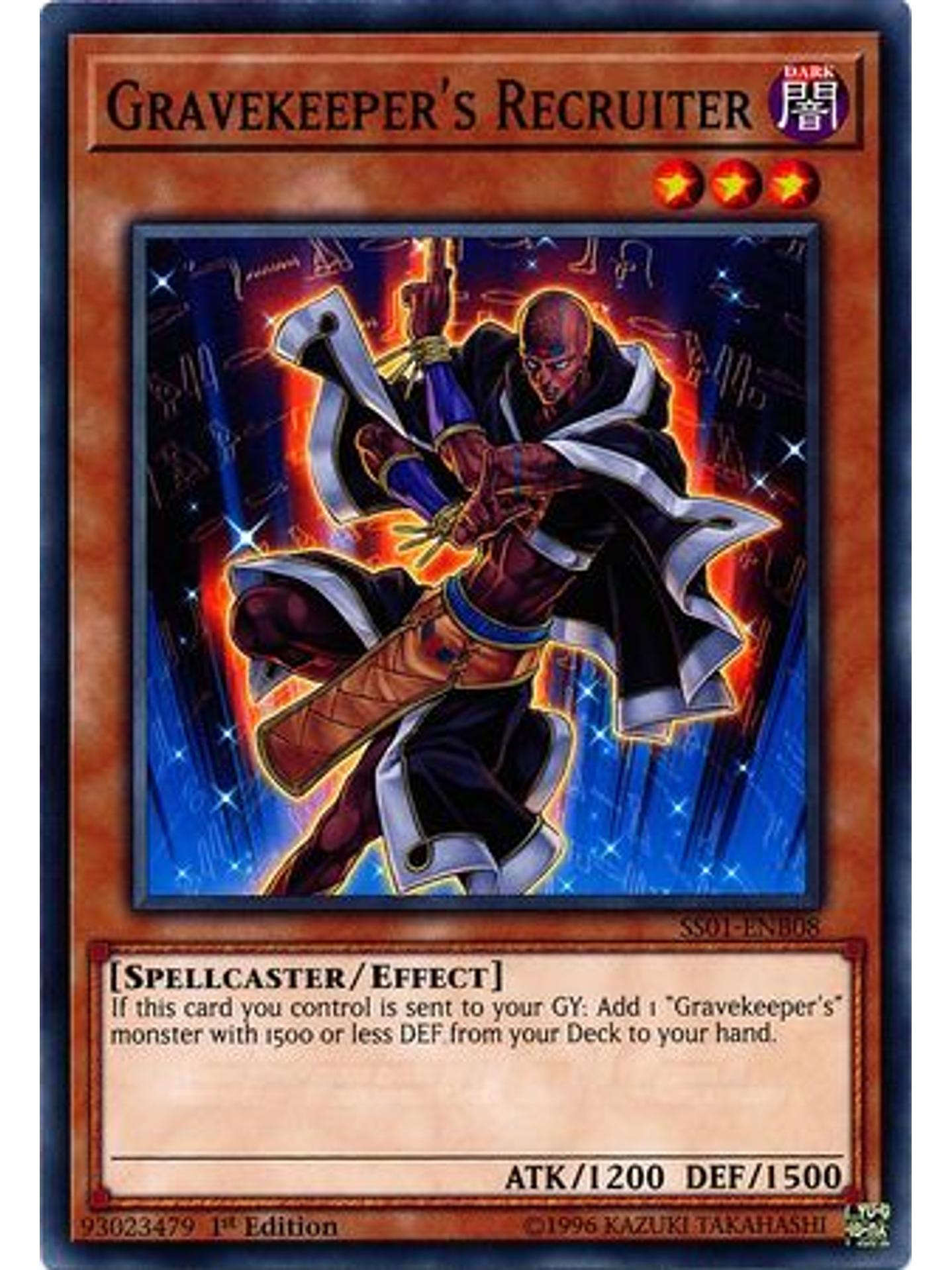 Gravekeeper's Recruiter - SS01-ENB08 - Common 1st Edition 1