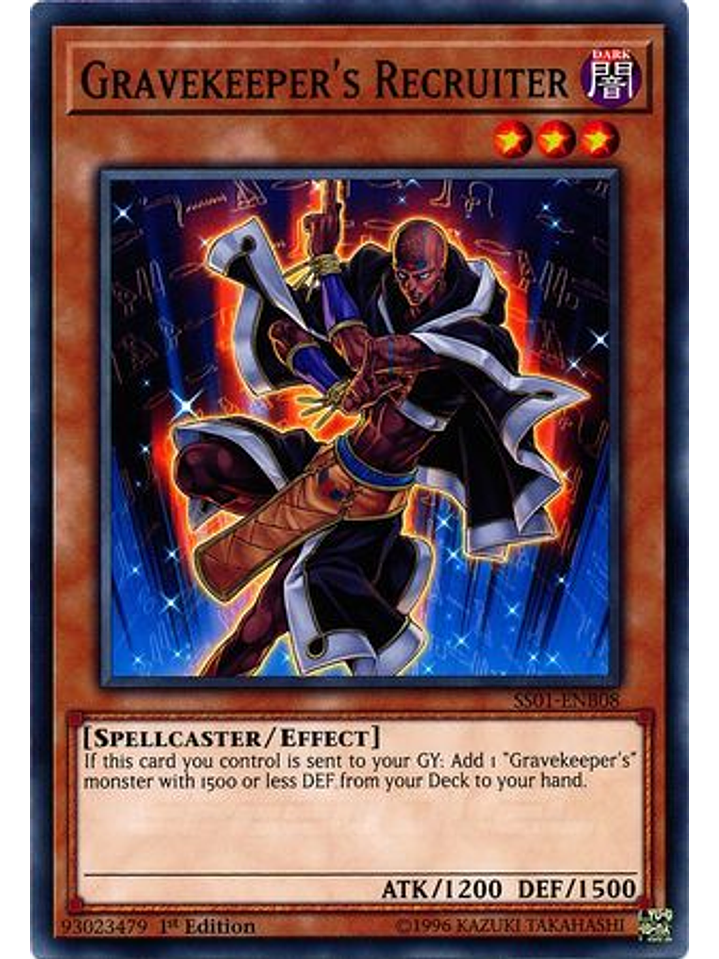 Gravekeeper's Recruiter - SS01-ENB08 - Common 1st Edition 1