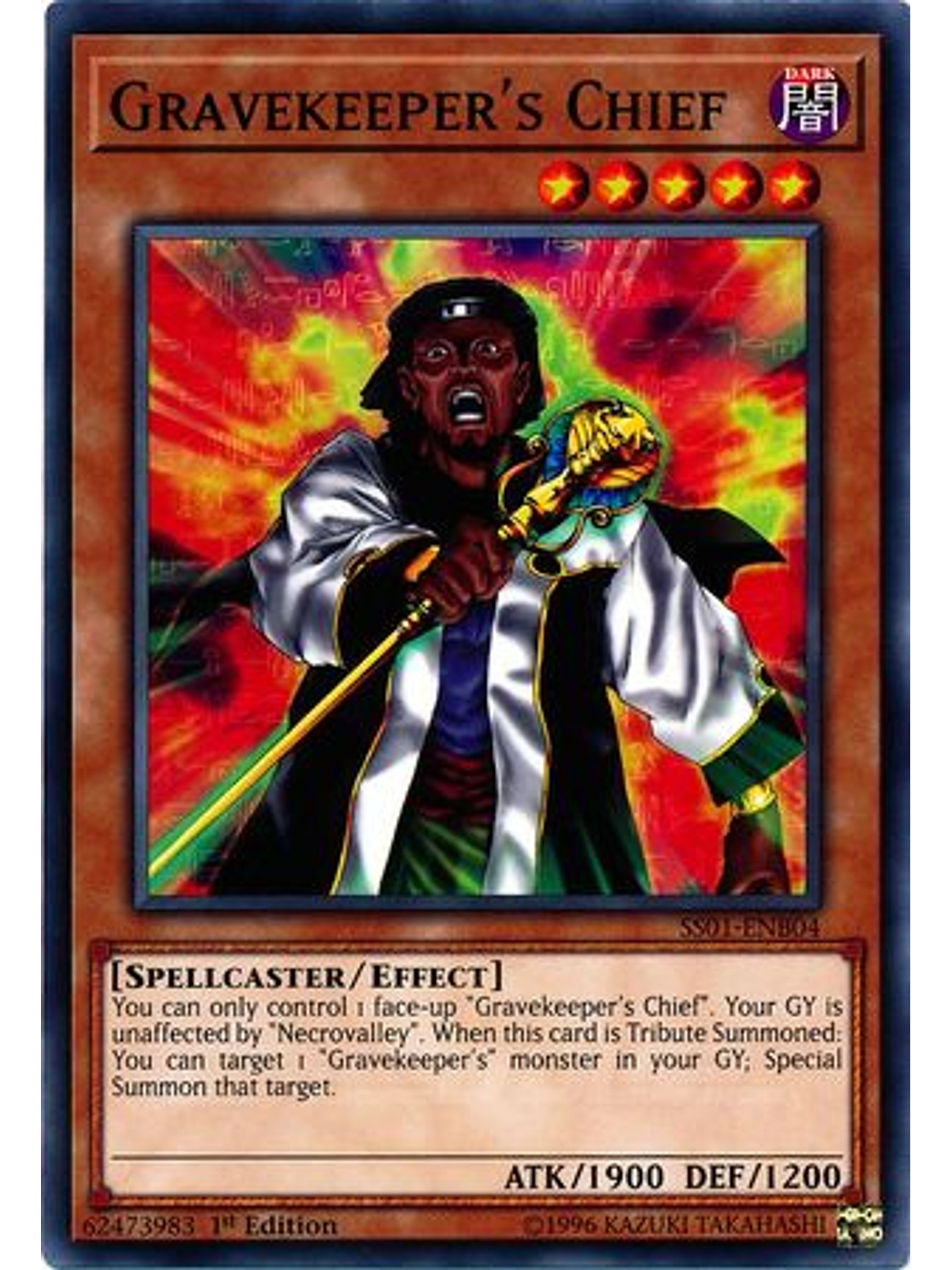 Gravekeeper's Chief - SS01-ENB04 - Common 1st Edition 1