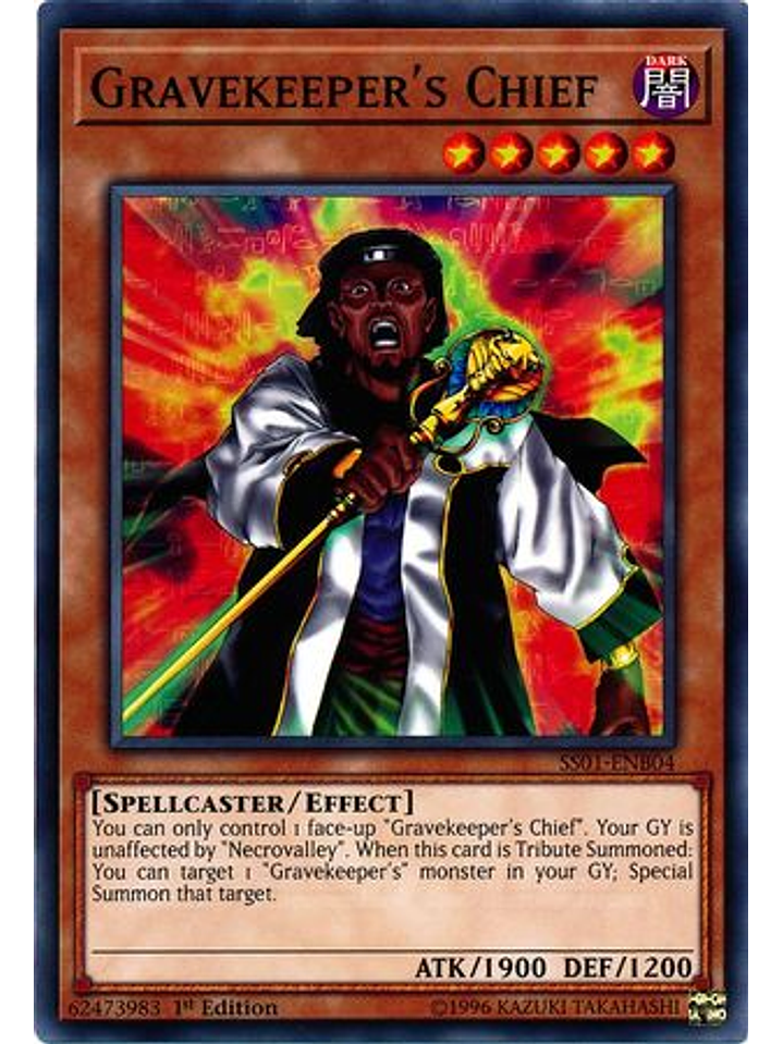 Gravekeeper's Chief - SS01-ENB04 - Common 1st Edition 1