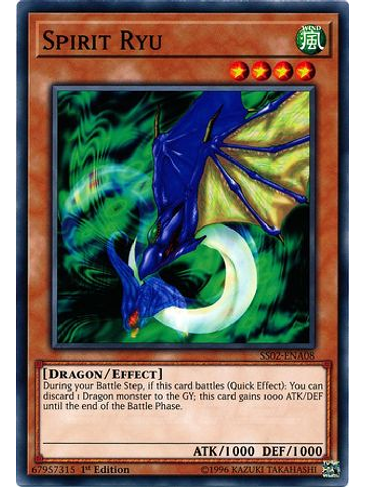 Spirit Ryu - SS02-ENA08 - Common 1st Edition 1