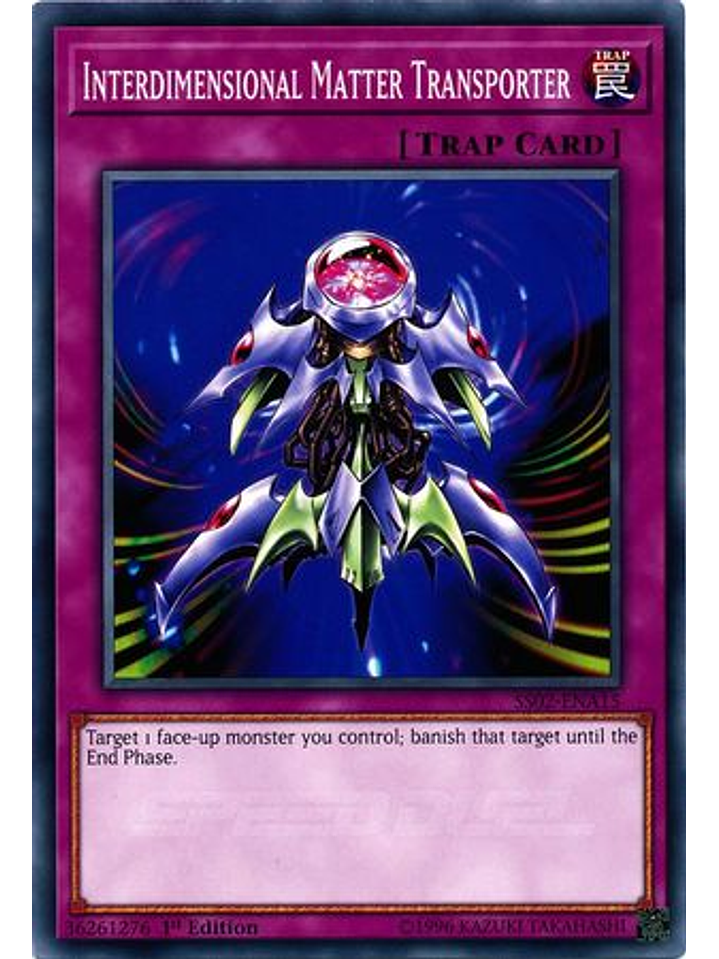 Interdimensional Matter Transporter - SS02-ENA15 - Common 1st Edition 1