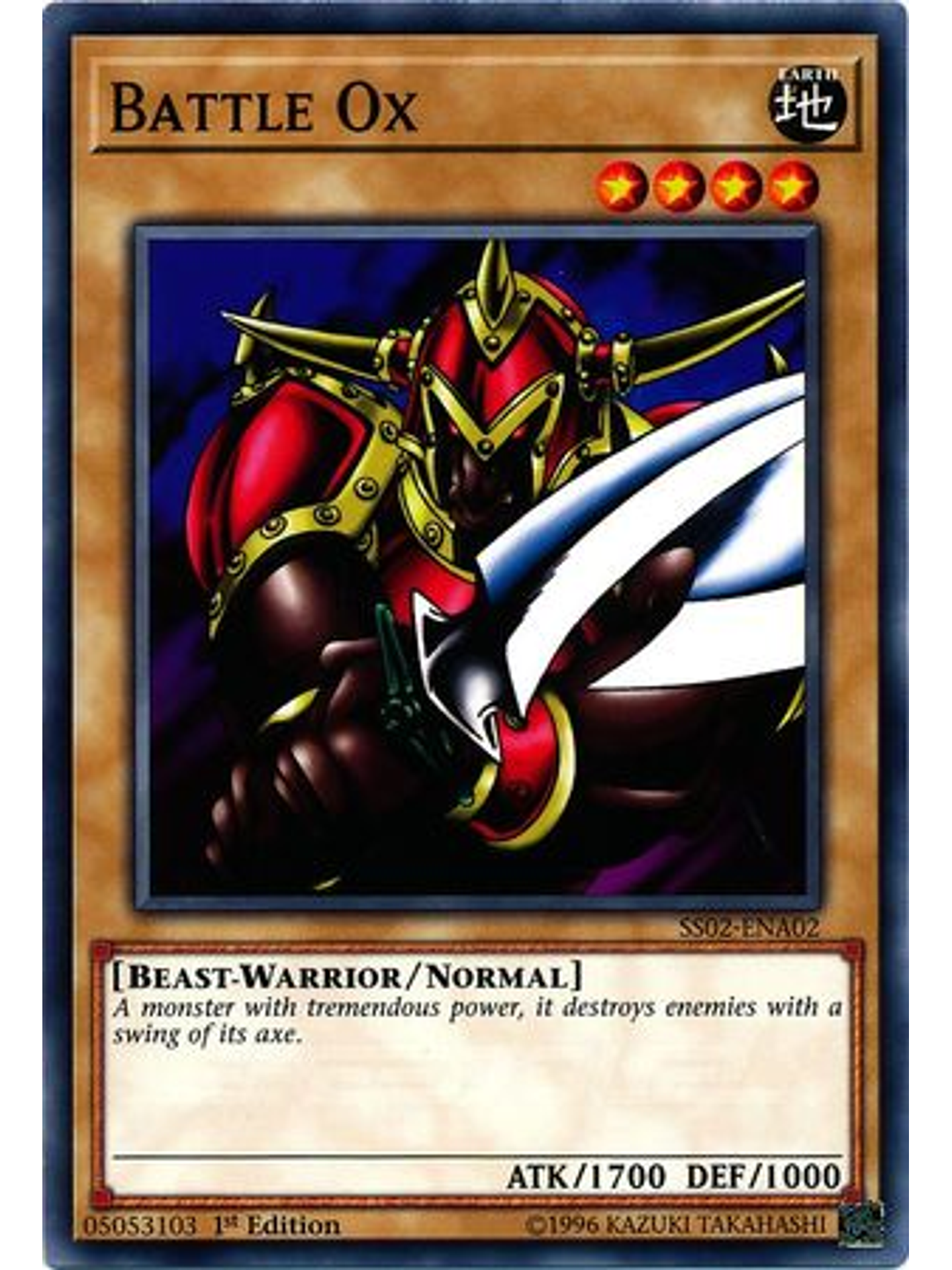 Battle Ox - SS02-ENA02 - Common 1st Edition 1