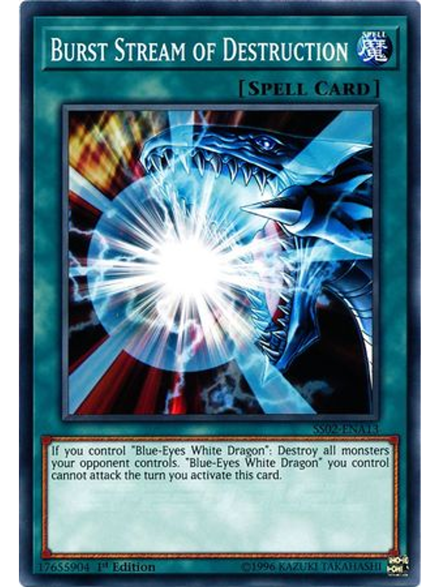 Burst Stream of Destruction - SS02-ENA13 - Common 1st Edition 1