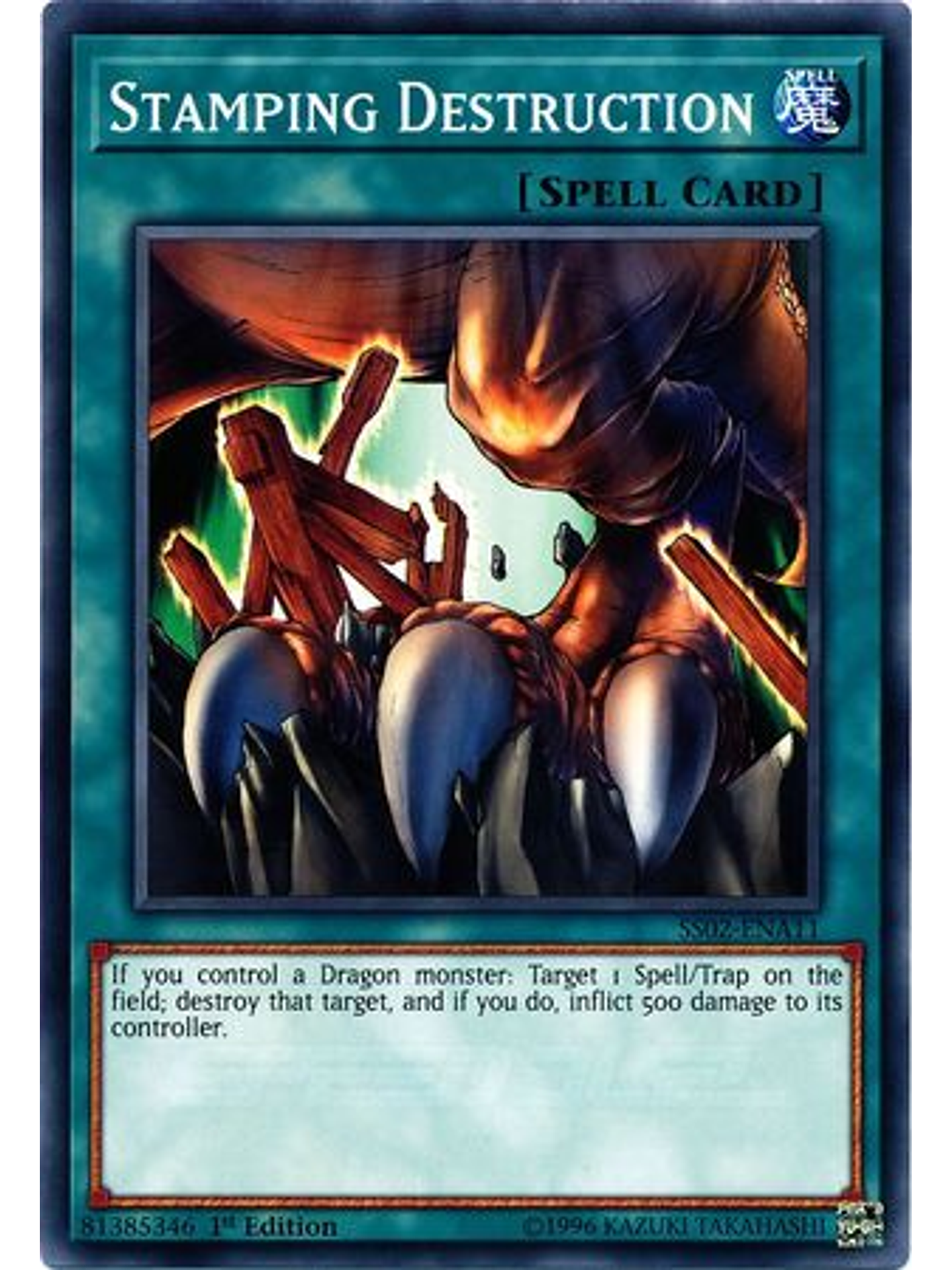 Stamping Destruction - SS02-ENA11 - Common 1st Edition 1