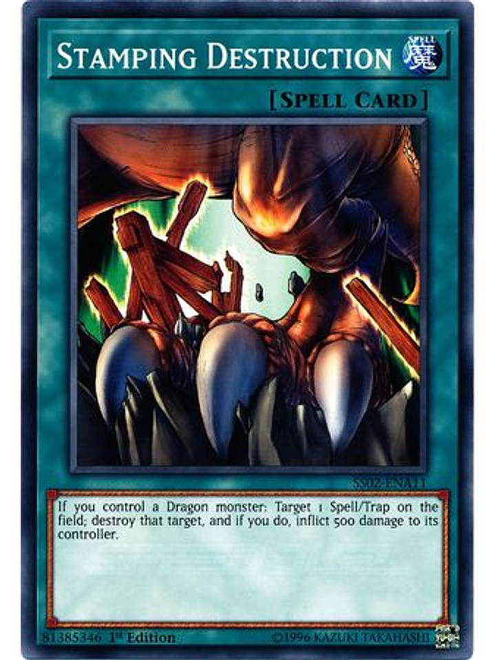 Stamping Destruction - SS02-ENA11 - Common 1st Edition 1