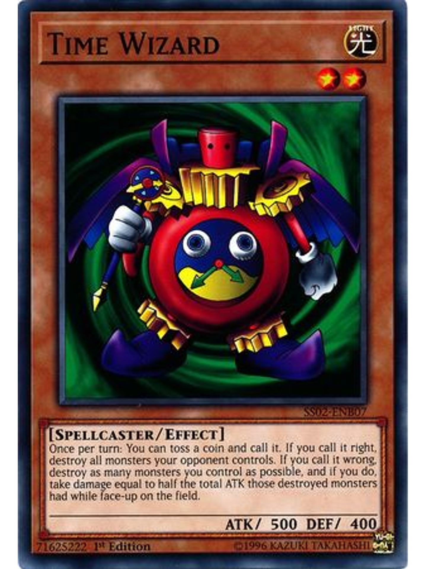 Time Wizard - SS02-ENB07 - Common 1st Edition 1