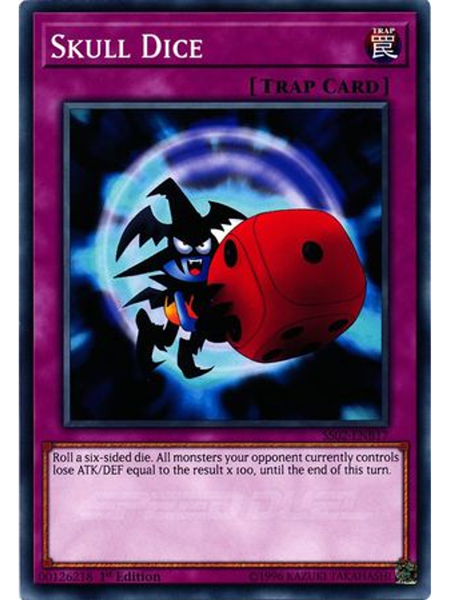 Skull Dice - SS02-ENB17 - Common 1st Edition 1