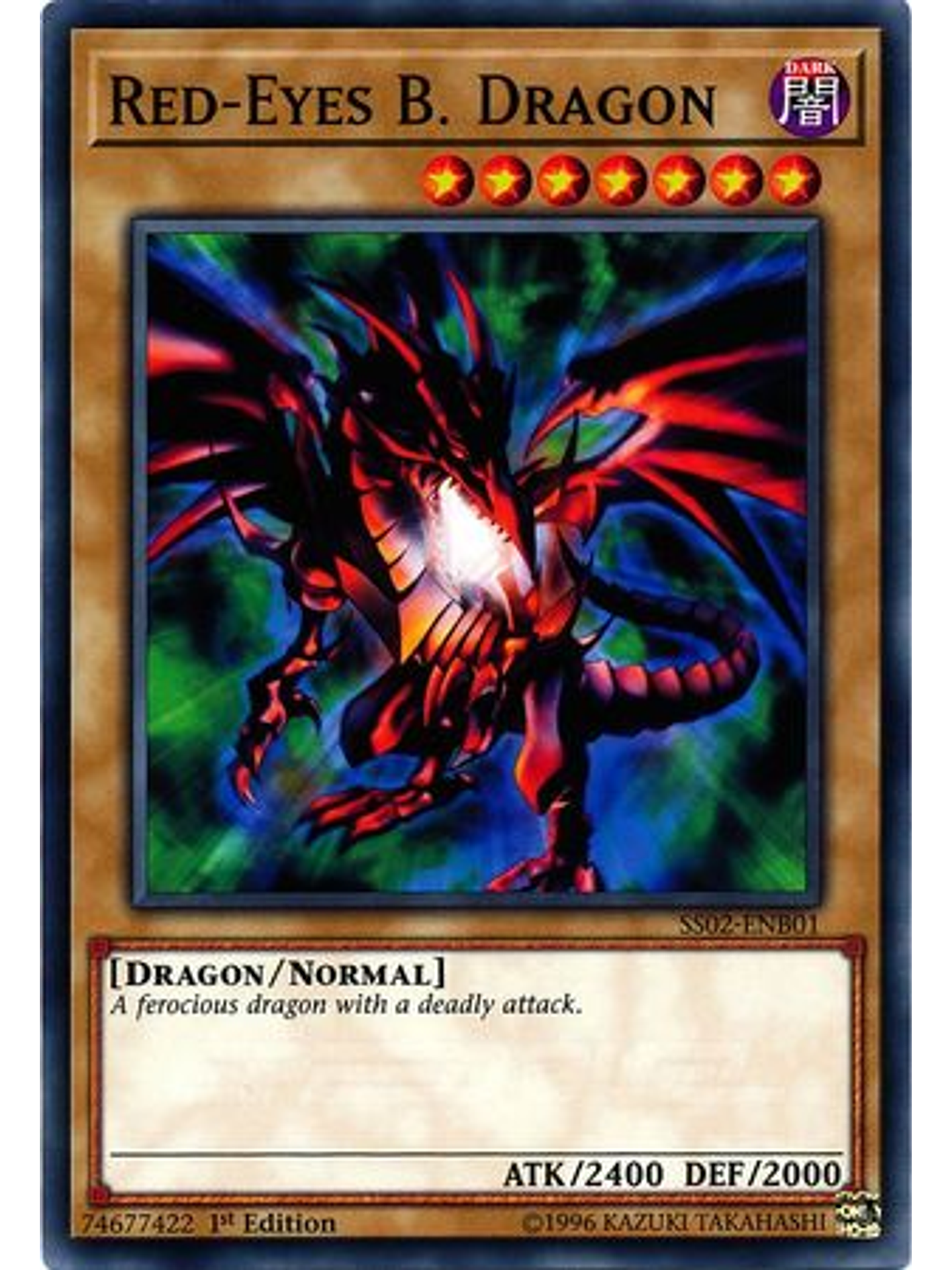 Red-Eyes B. Dragon - SS02-ENB01 - Common 1st Edition 1
