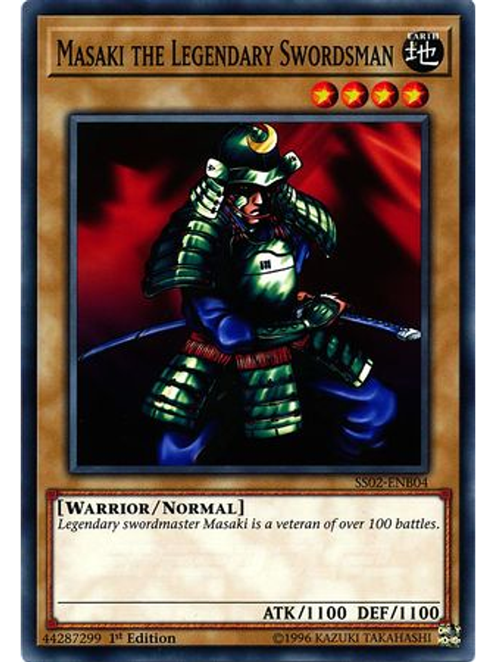 Masaki the Legendary Swordsman - SS02-ENB04 - Common 1st Edition 1