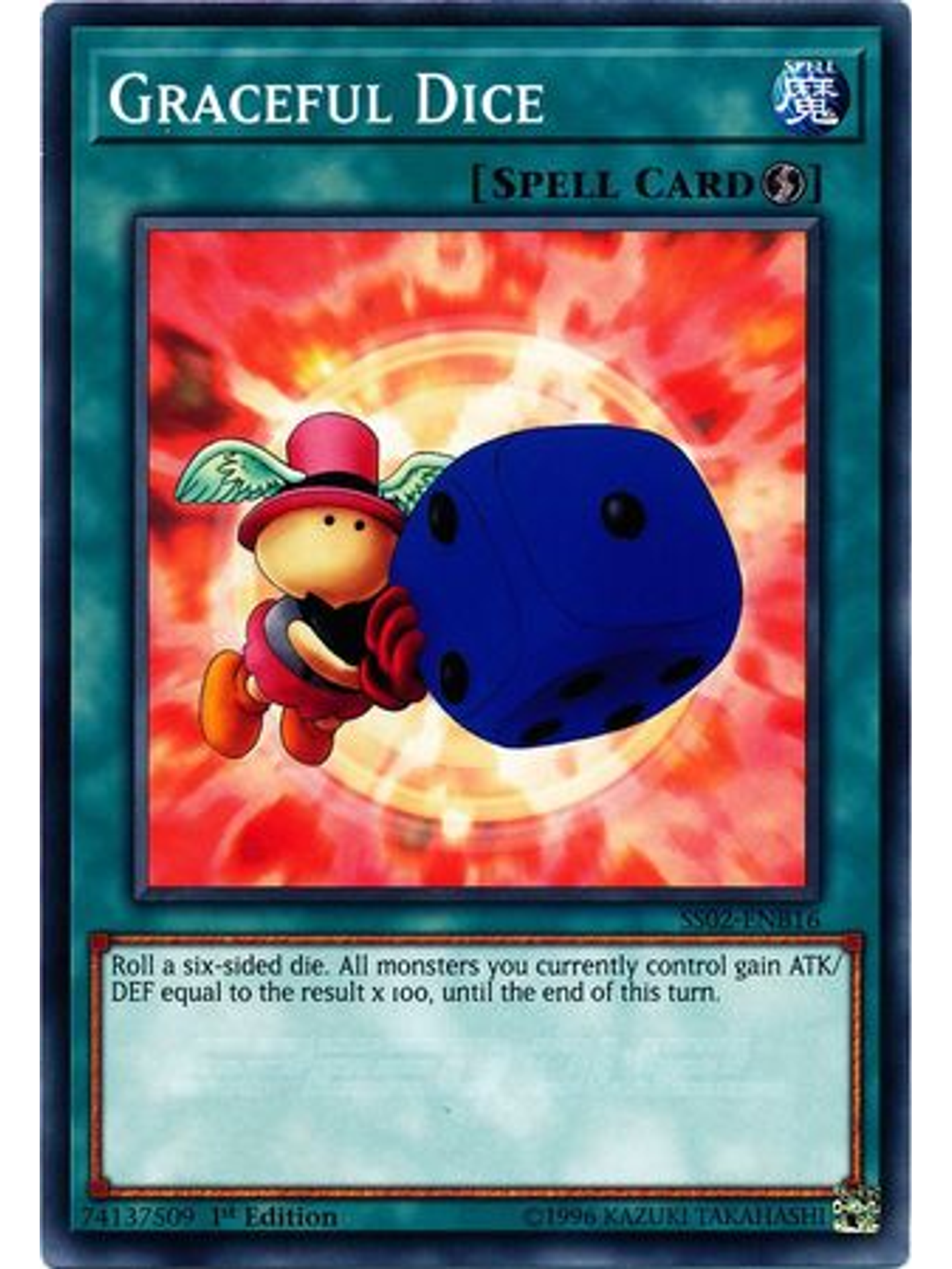 Graceful Dice - SS02-ENB16 - Common 1st Edition 1