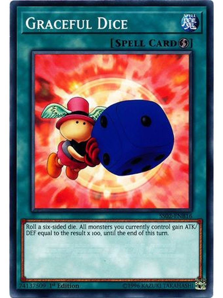 Graceful Dice - SS02-ENB16 - Common 1st Edition 1