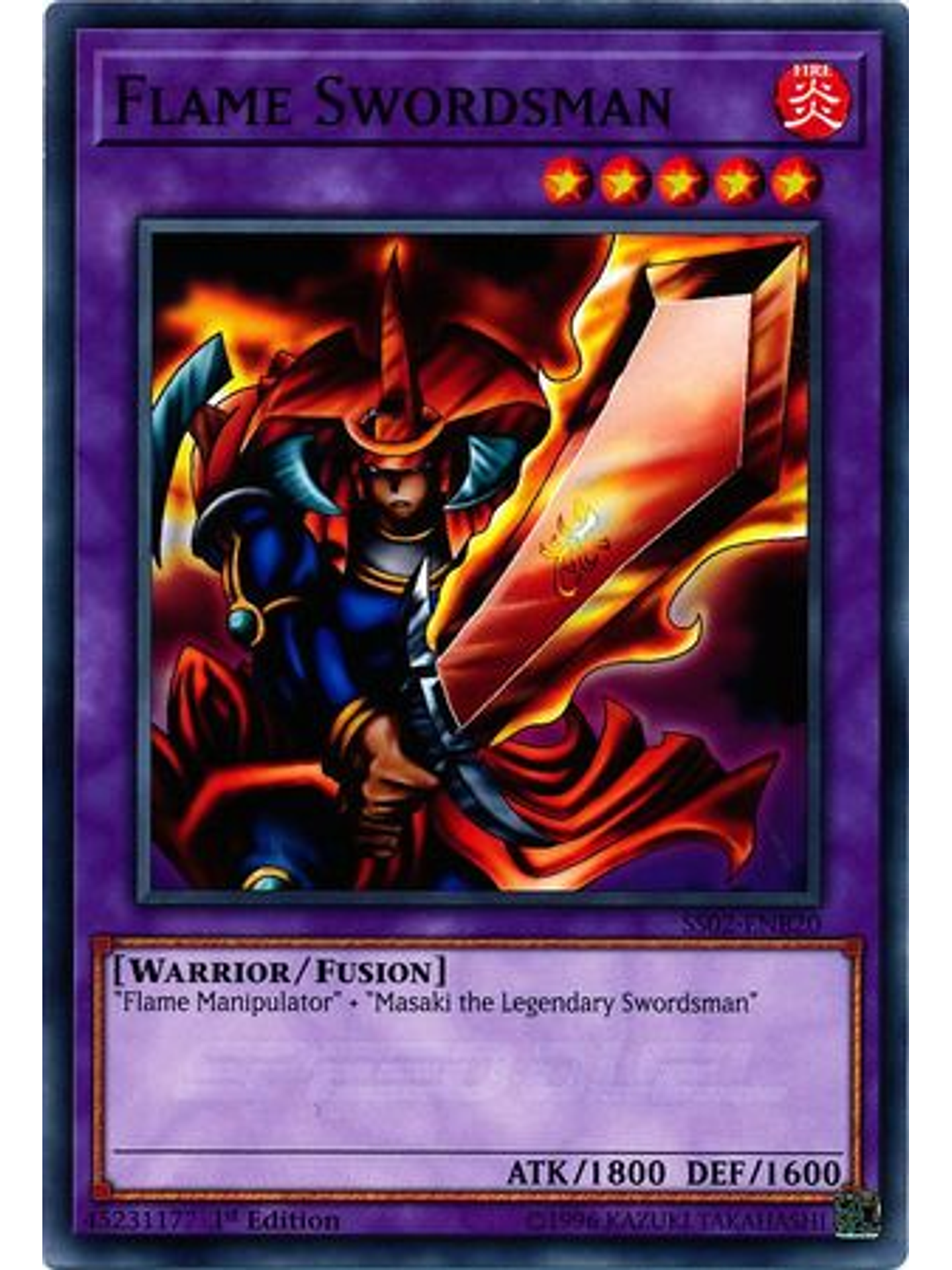 Flame Swordsman - SS02-ENB20 - Common 1st Edition 1