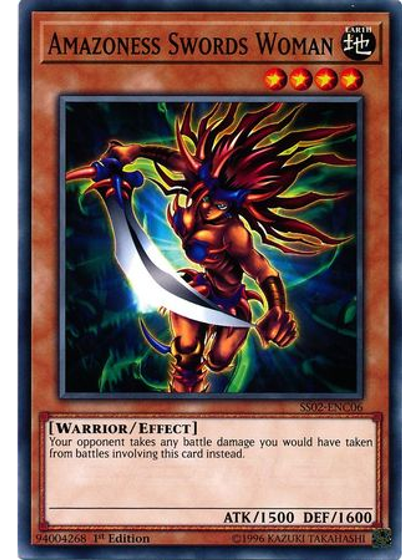 Amazoness Swords Woman - SS02-ENC06 - Common 1st Edition 1