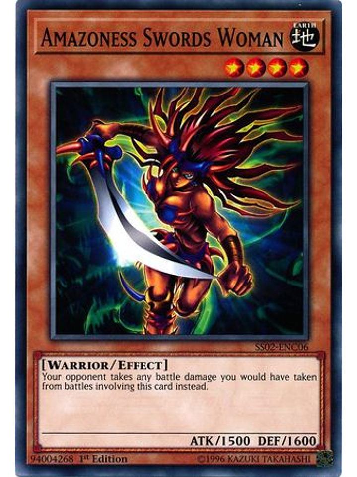 Amazoness Swords Woman - SS02-ENC06 - Common 1st Edition 1
