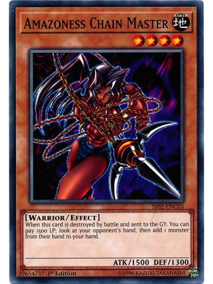 Amazoness Chain Master - SS02-ENC05 - Common 1st Edition 1
