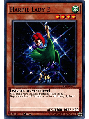 Harpie Lady 2 - SS02-ENC02 - Common 1st Edition