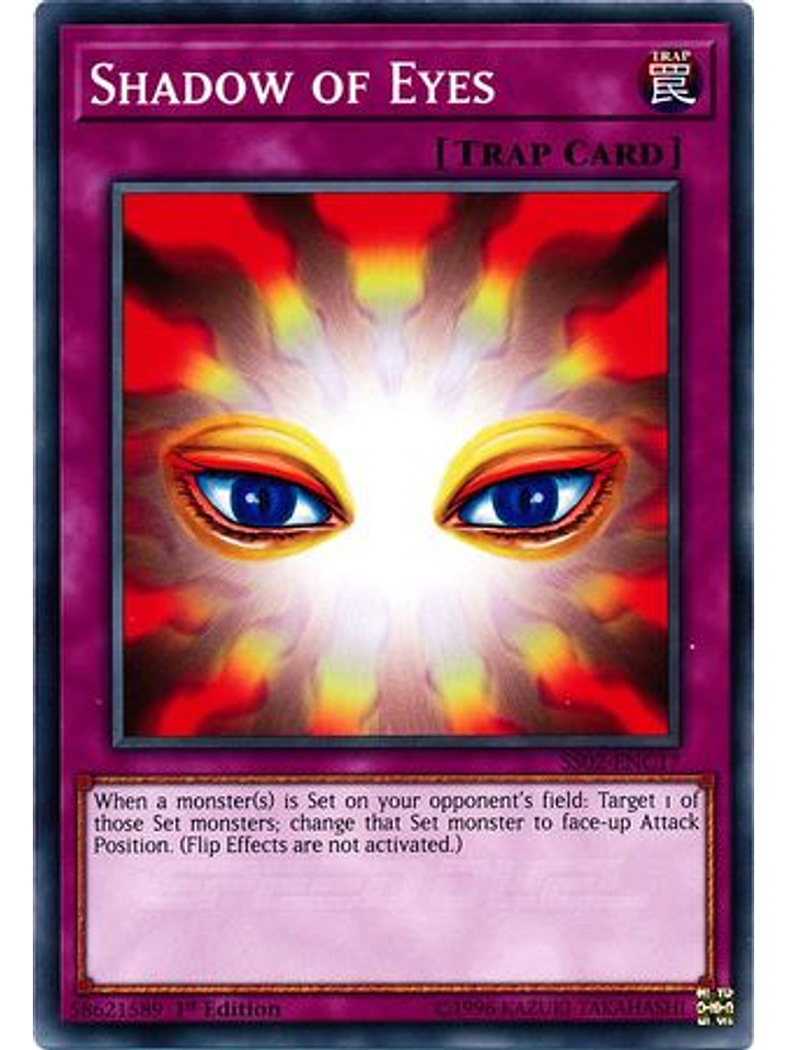 Shadow of Eyes - SS02-ENC17 - Common 1st Edition 1