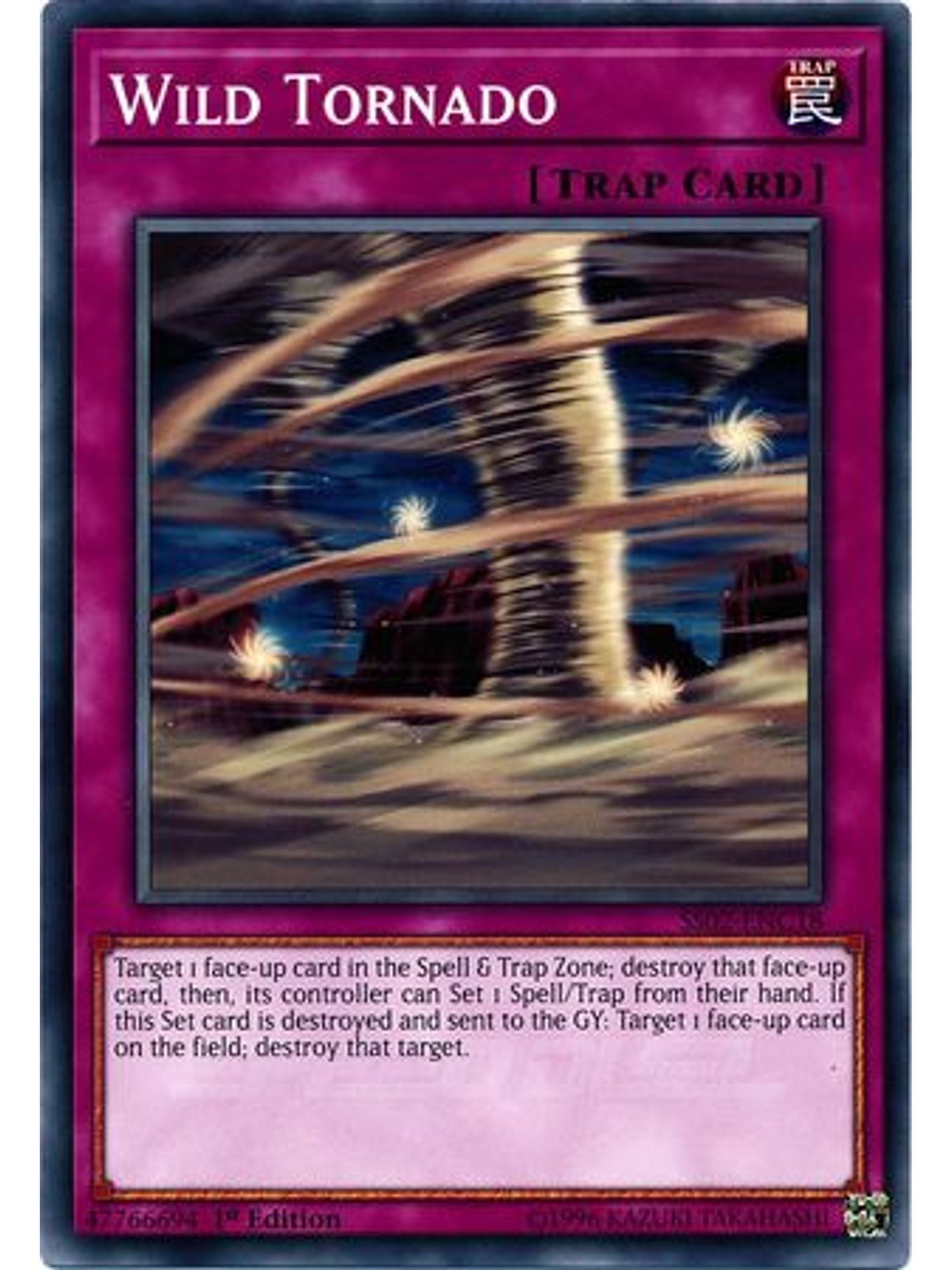 Wild Tornado - SS02-ENC18 - Common 1st Edition 1