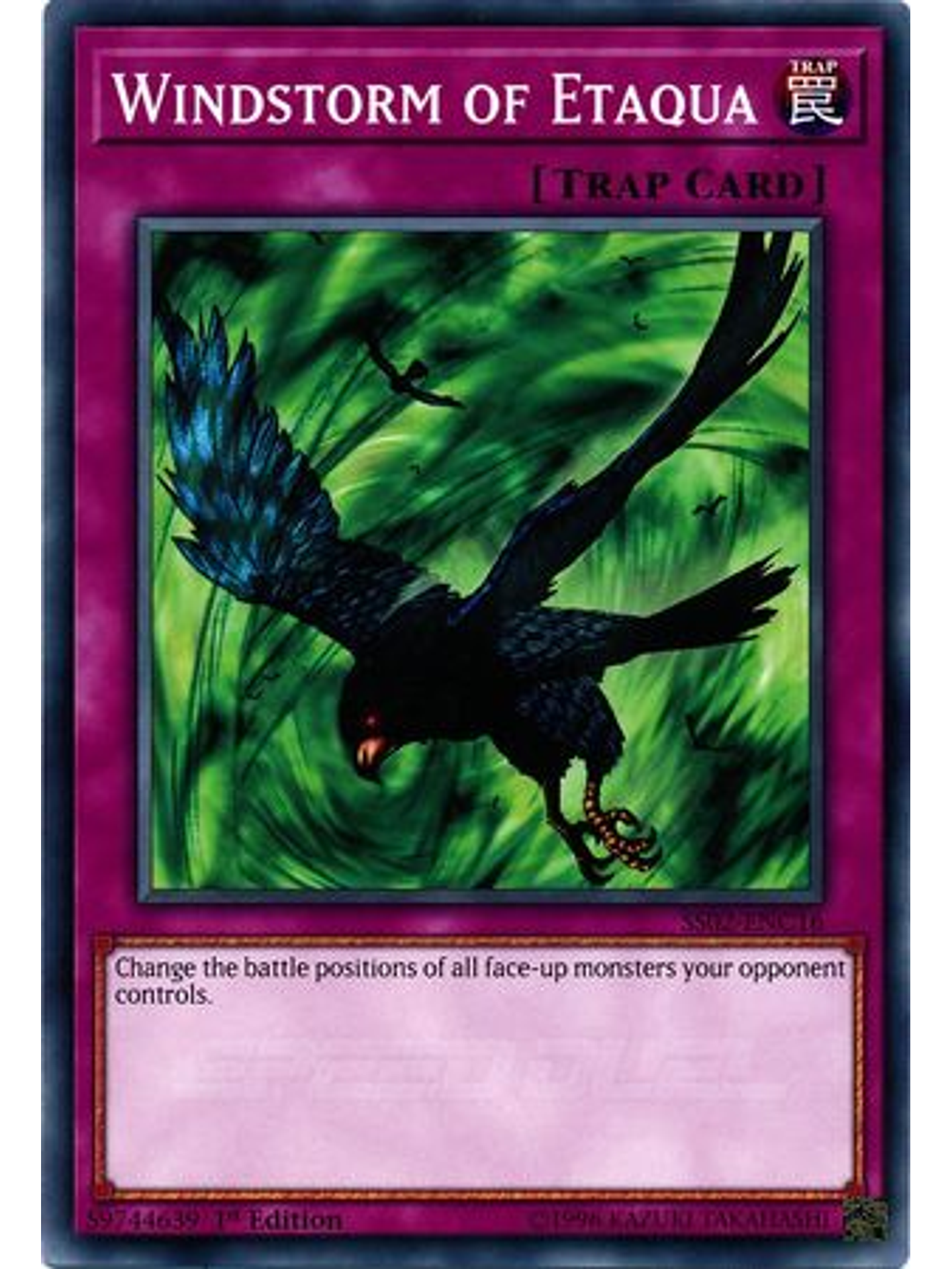 Windstorm of Etaqua - SS02-ENC16 - Common 1st Edition 1