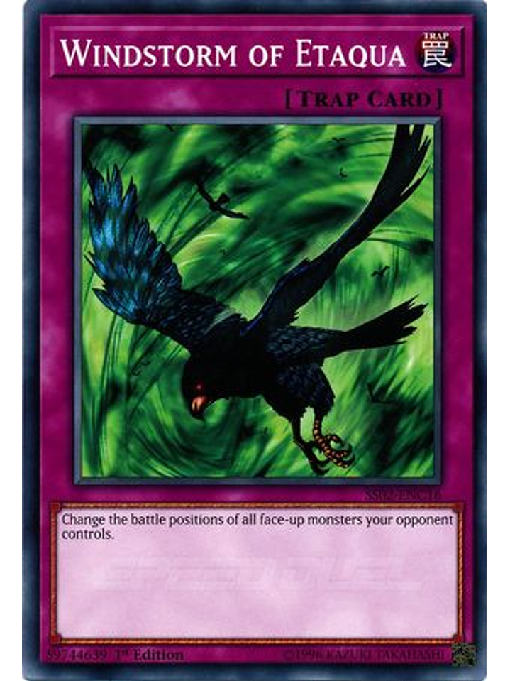 Windstorm of Etaqua - SS02-ENC16 - Common 1st Edition 1