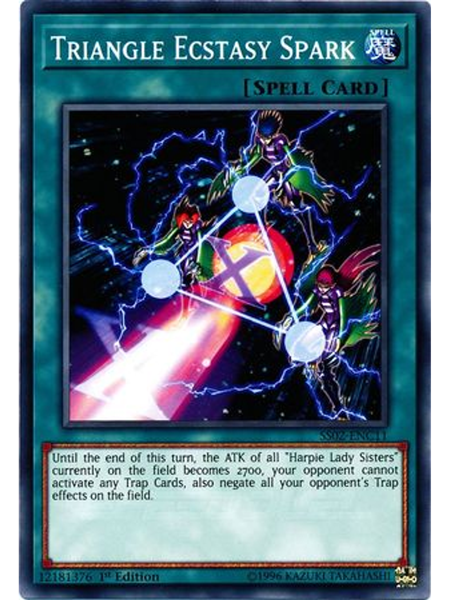 Triangle Ecstasy Spark - SS02-ENC11 - Common 1st Edition 1