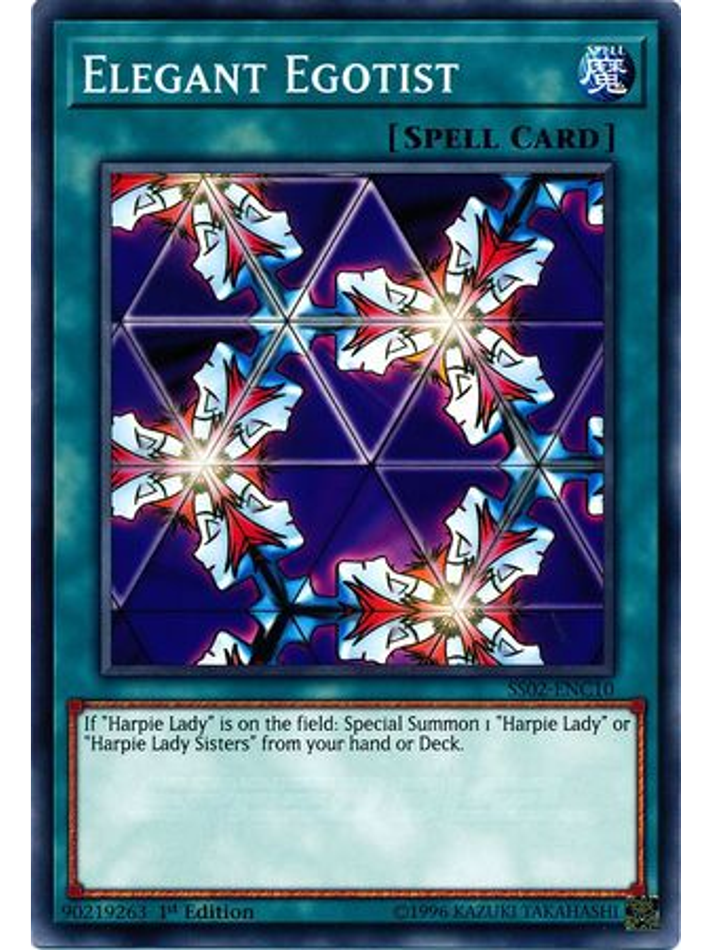 Elegant Egotist - SS02-ENC10 - Common 1st Edition 1