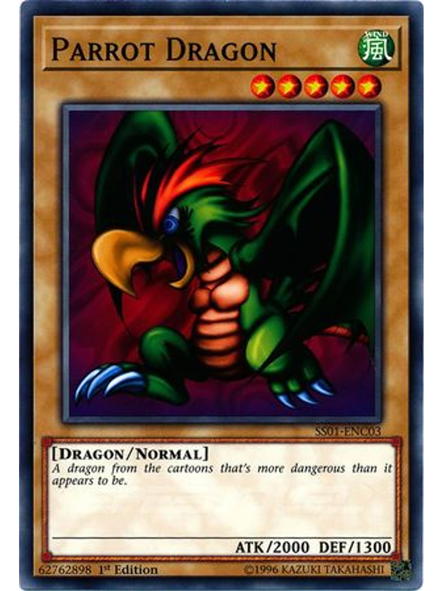 Parrot Dragon - SS01-ENC03 - Common 1st Edition 1