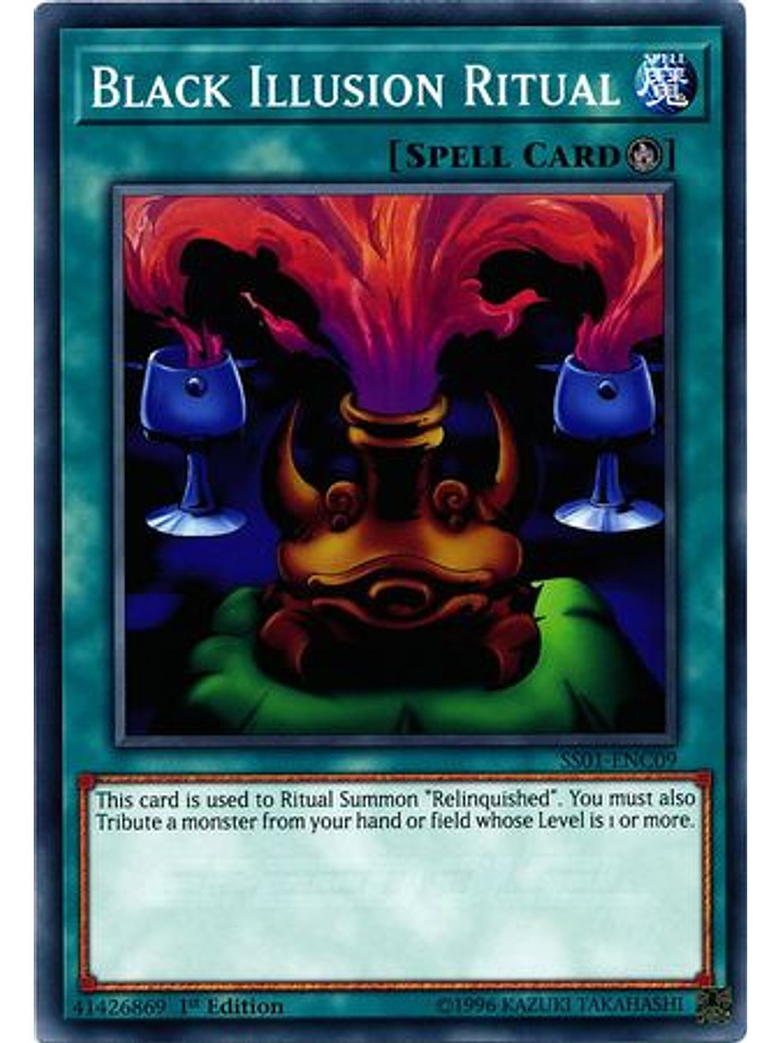 Black Illusion Ritual - SS01-ENC09 - Common 1st Edition 1