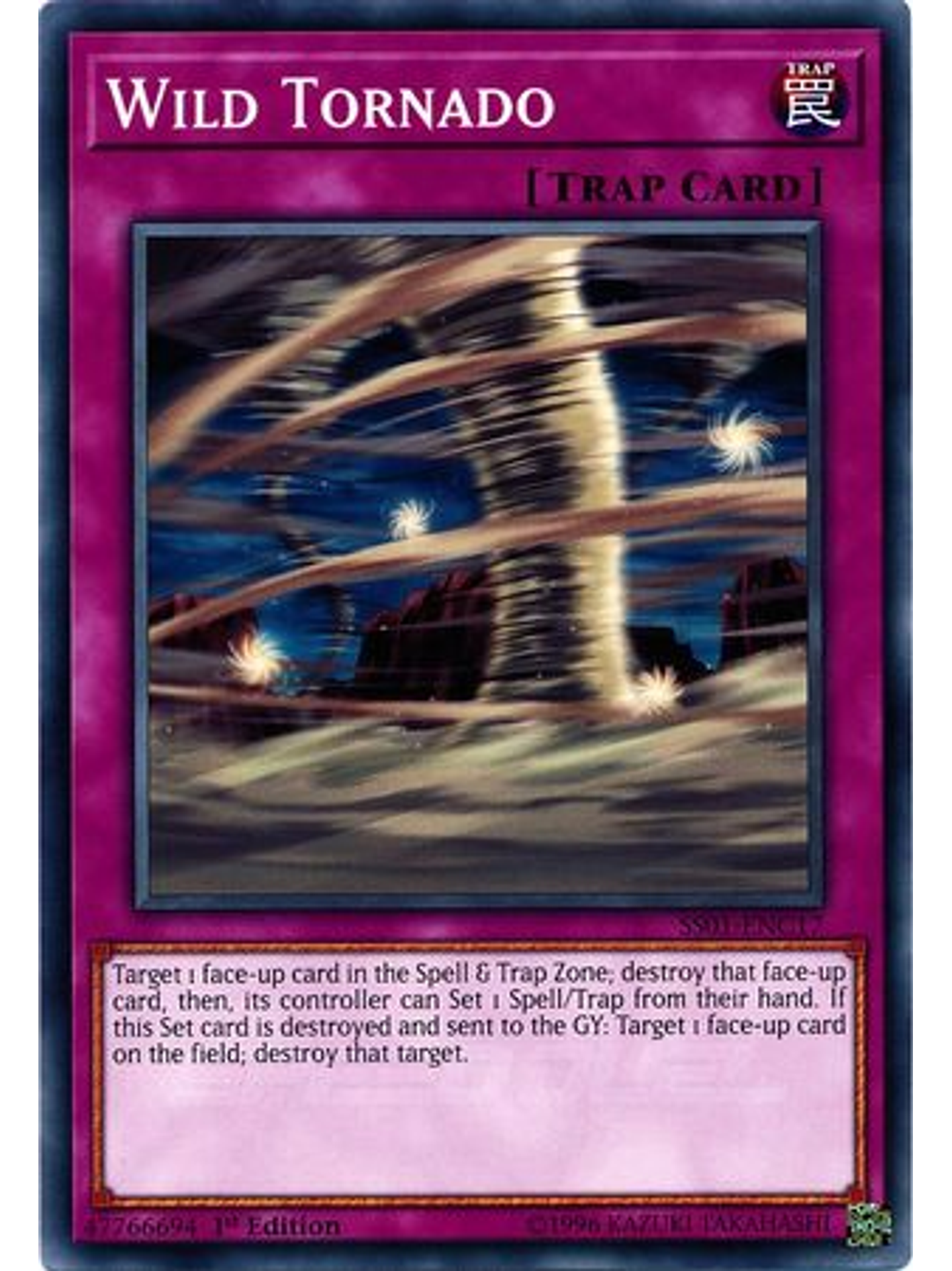 Wild Tornado - SS01-ENC17 - Common 1st Edition 1