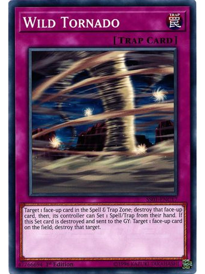 Wild Tornado - SS01-ENC17 - Common 1st Edition 1