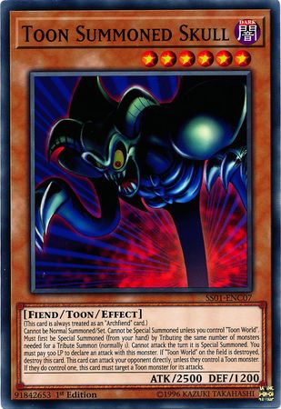 Toon Summoned Skull - SS01-ENC07 - Common 1st Edition