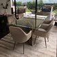 Juego de Comedor Mesa Grecia + Sillas Amsterdam - Miniatura 1