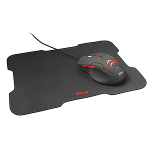 Kit Gamer Mouse + Mousepad Trust Ziva 3000 DPI LED