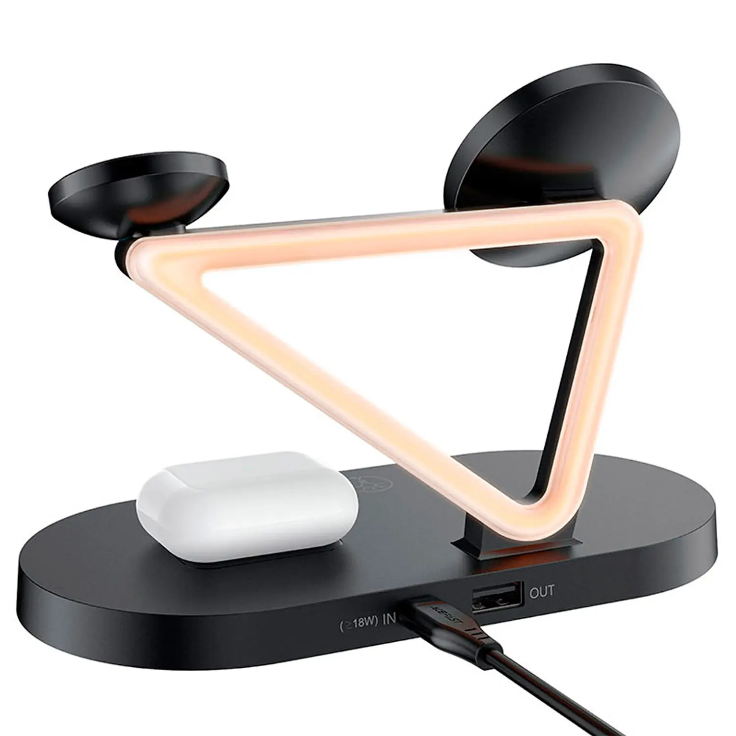 Cargador Inalámbrico 3 en 1 Acefast E9 Qi Rápido 3