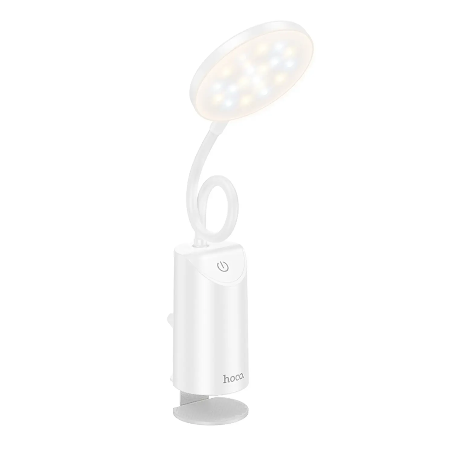 Lámpara LED con Clip Hoco HX10 Recargable y Luz Regulable 1