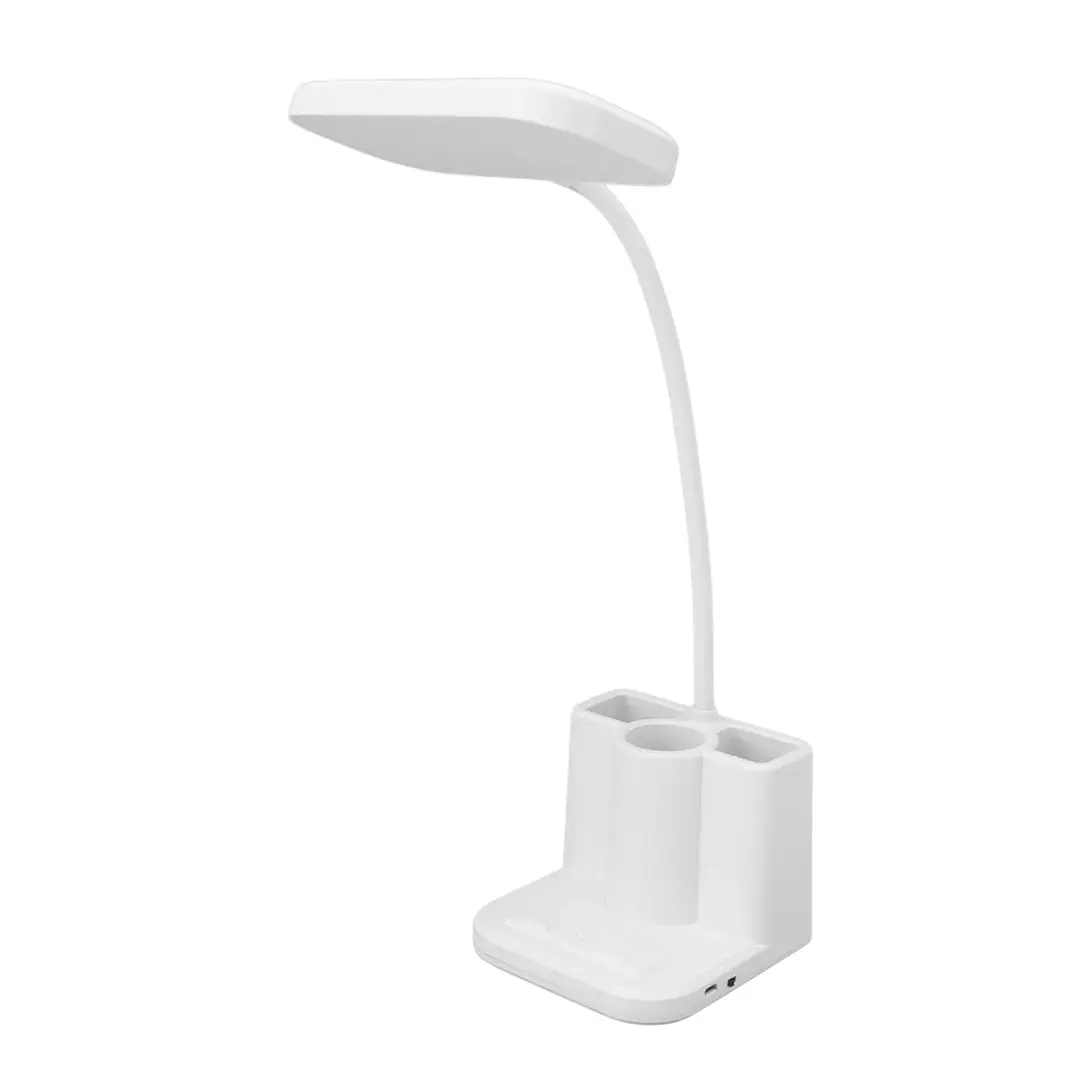 Lámpara LED de Escritorio Recargable con Organizador 1