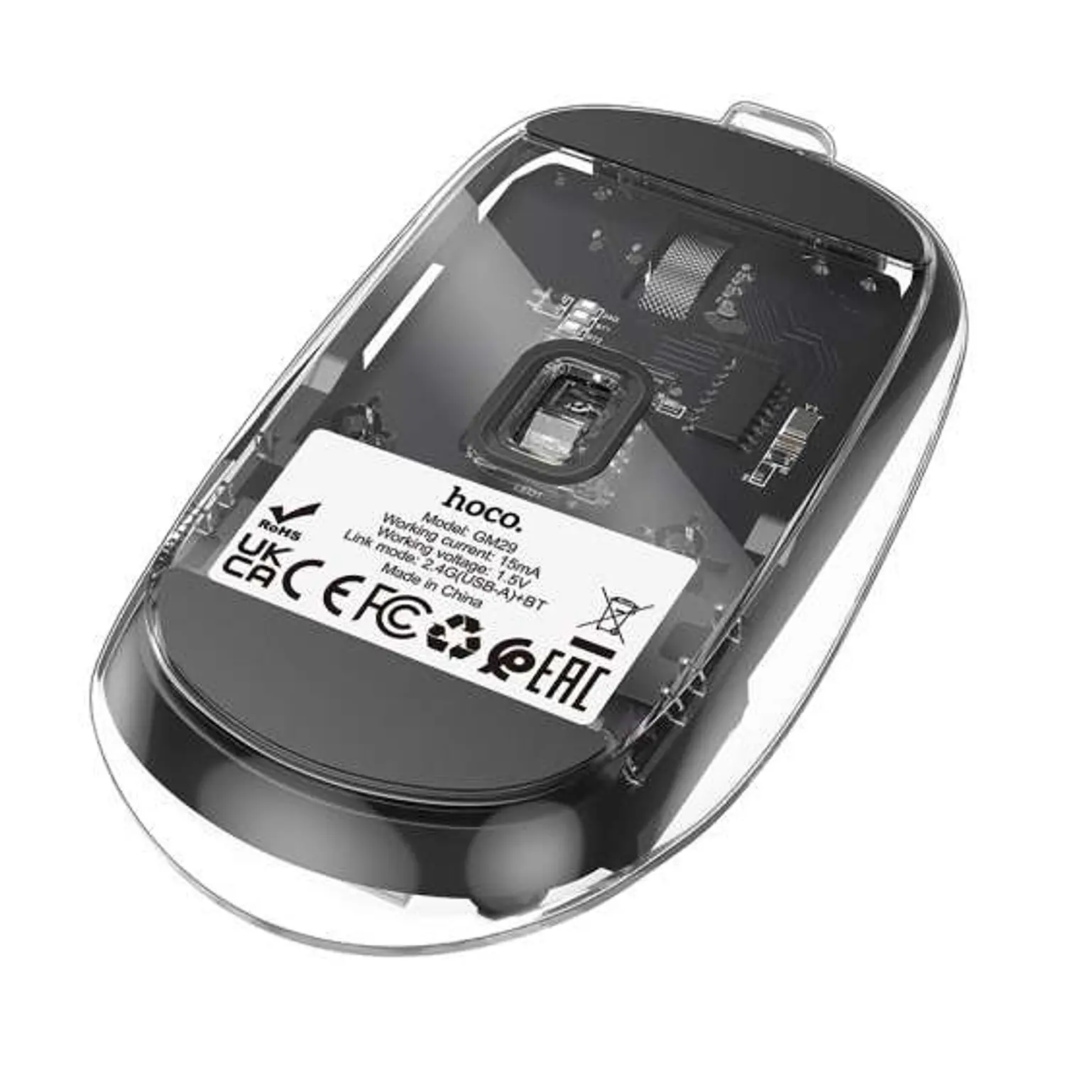 Mouse Inalámbrico Hoco GM29 Dual-Mode Bluetooth + 2.4G 3