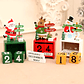 Calendario Navideño de Madera 14 cm – Decoración Festiva - Miniatura 2