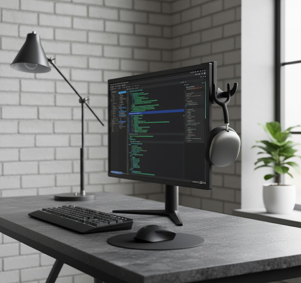Gancho Adhesivo Audífonos Soporte Escritorio o Monitor 5