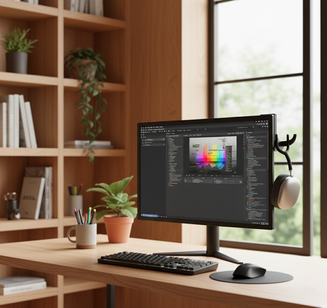 Gancho Adhesivo Audífonos Soporte Escritorio o Monitor 2
