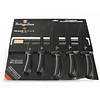 Cuchillos de Acero inoxidable BLACK ROSE  + Barra Magnética ( Set 6 unidades )